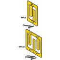 CADDY Metallic Low Voltage Mounting Plate Brackets 1 and 2 Gang