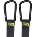 Rip-Tie J-B6-C02-BK 1x 6 Inch Carabiner 2-Pack Black
