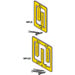 CADDY Metallic Low Voltage Mounting Plate Brackets 1 and 2 Gang