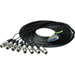 DB25 25-Pin D-Sub Male to 8 XLR Female AES/EBU Multichannel Snake Cables for Yamaha with Gepco Cable