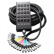 Rapco Snake Cable 9-Channel Pro Series Fan to Box with 1/4in Balanced Returns