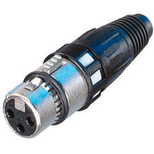 Neutrik NC3FXCC & NC3MXCC 3 Pole RF-Protected XLR Cable Connectors