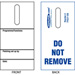 Markertags Tyvek Cable Label Tags 10 Sheets of 12