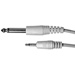 TecNec 1/4in Phone Mono Male To 3.5mm Mini Mono Male Cable