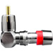 ICM Right Angle BNC RCA and RF Compression Connectors with Positive Stop Design