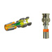 ICM FS1BNC 24-26AWG 1PC BNC Connector (Orange) 25pk