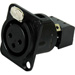 Female Chasis Mount XLR to Snap Terminal