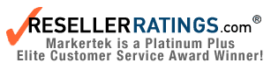 Platinum Plus Elite Customer Excellence Award from Reseller Ratings