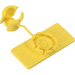 Rip Tie Unitag Cable Identification Labels - 100 Pack Yellow (5/8 x 1.5In)
