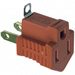 3-Wire to 2-Wire AC Grounding Adapter 10 Pack