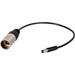 Male 4PXLR to 2.1 plug adapter cable