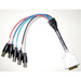 DVI-A Male to 5 BNC Female 1ft Breakout Cable