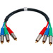 Canare Premium 3 Channel RCA Home Theater Cables