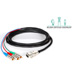Belden/Kings HDTV 3Channel RCA Male to VGA Male Cable 3Ft