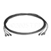 TecNec Plenum BNC Cable Assemblies - 3-Channel BNC Male To Male Component