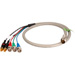 3-Channel BNC with Dual RCA Stereo Audio Breakaway Cables for the TecNec Twist and Pull Cable System