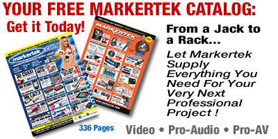 Get Your Free Markertek Catalog Today!
