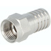 F-56ALM F Series Connector RG-6 Cable with Attached 1/2-Inch Crimp Ring