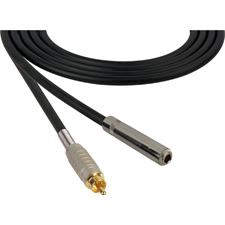 1/4in Phone Female To RCA (Phono) Male Audio Cable