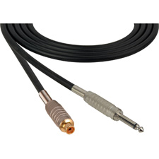 Premium Canare 1/4in Male to RCA Female Cables