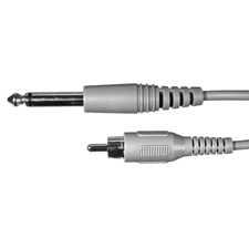 TecNec SP-P SERIES 1/4in Phone Male To Phono (RCA) Male Molded Audio Cable