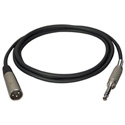 TecNec Premium Quality XLM-SPS SERIES XLR Male-1/4 Stereo Male Audio Cable