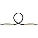 Mogami Audio Cable 1/4-Inch TRS Balanced Male to Male 1.5 Foot - Black
