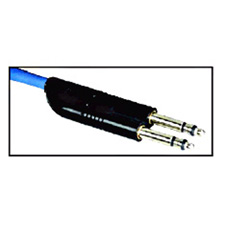 Switchcraft TTD3BK Dual Bantam Patch Cord - Black - 36 Inches