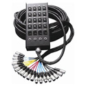 Rapco Snake Cable 32-Channel Pro Series Fan To Box with 1/4in Balanced Returns
