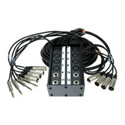 Pro Co SMC1204FBQ-50 StageMASTER Snake; 12 Mic 4 Ret Fan/Box 50 Ft.