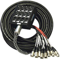 Whirlwind SNK84XL100 8x4 XLR Connect Series Box to Fan Snake 100 ft.