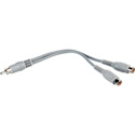 TecNec Y-P-2PF RCA Male to 2 RCA Female Y Cable 6 Inch