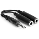 Tecnec Y-SPS-2SPFS Stereo 1/4 Inch Male To 2 Stereo 1/4 Inch Females Y-Cable