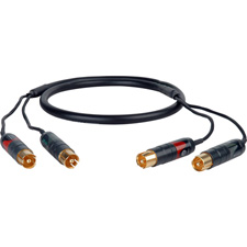 Professional 2RCA-2RCA Male Patching  Audio Cable 10ft