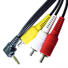 Calrad 55-867B Camcorder A/V Cable