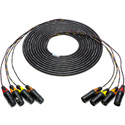 TecNec 4 Channel XLR Snake Cables with Neutrik Connectors.