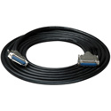 25-Pin D-Sub Male to Male DB25 Analog Multichannel Snake Cables with Canare Cable Wired for Tascam