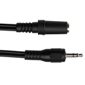 Black Box EJ111-0010 3.5-mm Stereo Audio Cable - 24 AWG - Male/Female -10-ft