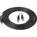 Sescom SES-IPOD-RCA10 3.5mm Mini Stereo Plug to Dual RCA Male Plugs 10 Feet