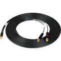 Sescom SES-IPOD-RCA15 3.5mm Mini Stereo Plug to Dual RCA Male Plugs 15 Feet
