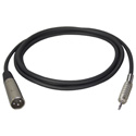 TecNec Premium Quality XLM-M SERIES XLRM-Mini Mono Male Audio Cable