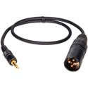 Locking Mini Plug to XLR cables for UWP Series