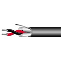 West Penn Wire 452 1-Pair 22Awg CMR Miniature Line Level Audio Cable 1000 Foot Black