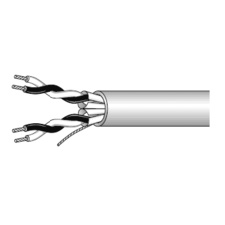 West Penn 25440B 18 Awg 2 Pair Stranded Cable- 1000 ft
