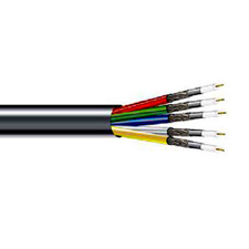 West Penn Wire Corp. 5CRGB 5 Conductor 25 AWG Miniature RGBHV Coaxial Cable