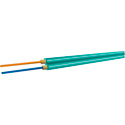 OCC AX002NALE9QR Duplex 10-Gig Multi Mode 50u Aqua Fiber Optic Cable - Per Foot