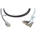 TecNec Sony CCXC-9DB 9-Pin Male To 5-BNC Component Breakout Camera Cables