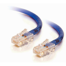 5ft Cat5E 350 MHz Crossover Patch Cable - Blue