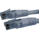 Molded UTP Cat6 Cable 24AWG 50u 7 Foot Grey