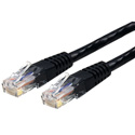StarTech 100 Ft Black Molded Cat6 UTP Patch Cable - ETL Verified